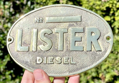 Lister diesel engine brass - lister,