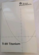 Texas Instruments TI-89 Titanium Graphing Calculator MANUAL ONLY - 2004