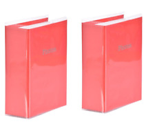 2 x Slip In Photo Album Photography Storage Hold 240 6"x4"(10x15cm) Photos Red