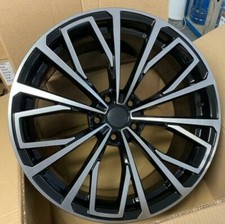 19"rs8 c black polish alloy