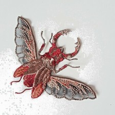 Stag Beetle Handmade Sew-On