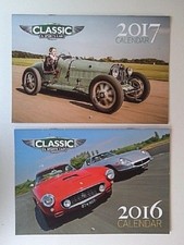CLASSIC & SPORTS CAR MAGAZINE,,, CALENDARS - 2016 & 2017