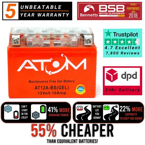 Atom at12a gel motorcycle - atom, at12a-bs