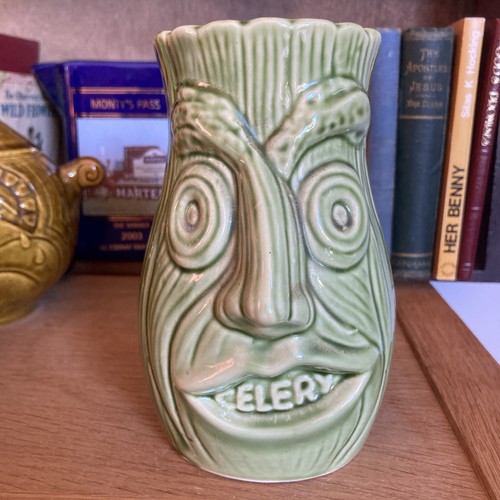 Vintage celery face - pot, in