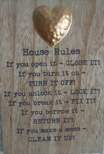 House rules shabby - "house,