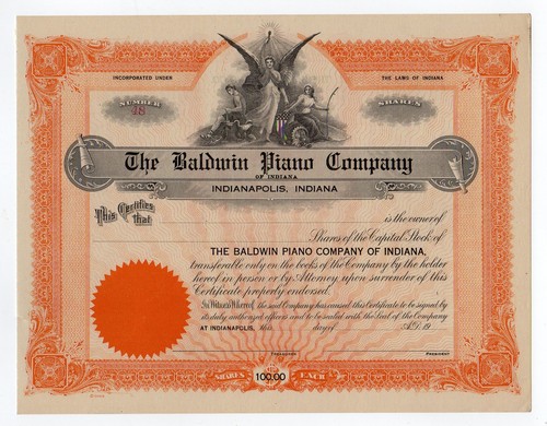 Baldwin piano company - 19-,