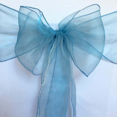 Dusty blue organza - dusty, chair