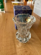 Lead Crystal Glass Vase 8cm