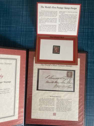 Penny red stamps - penny,