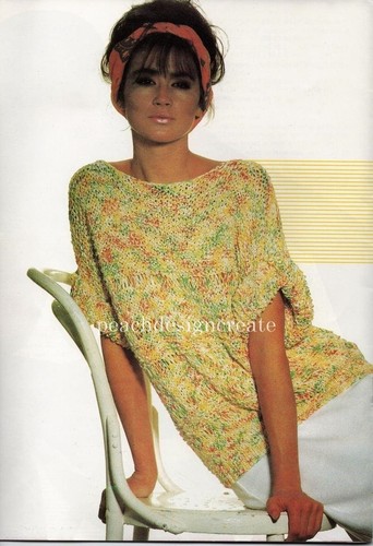 Vintage knitting pattern - 80's,