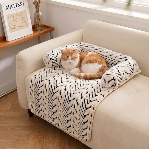 Soft pet sofa bed - pet, fluffy