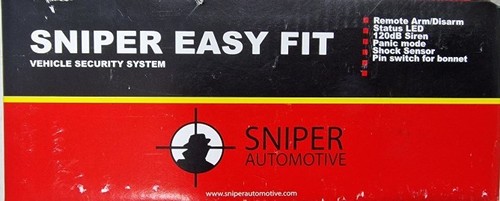 Sniper easy fit car - easy, alarm