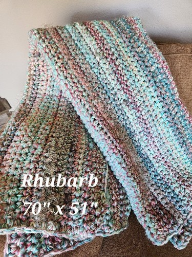 Hand crocheted throw - hand,