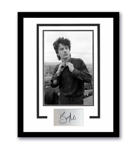 Bono autographed signed - bono,