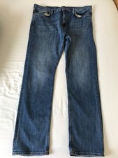 M&S Marks and Spencer Mens Blue Harbour Regular Straight Jeans W40 L33