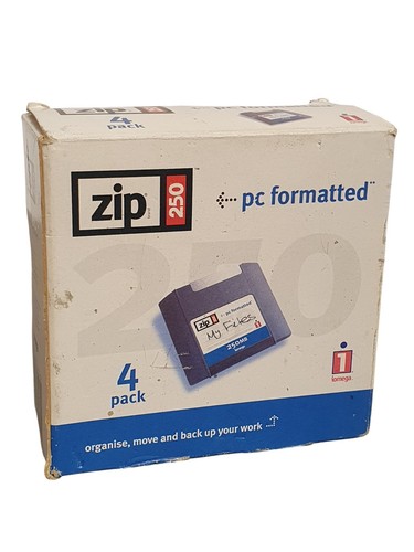 Iomega zip 250 - zip, formatted