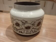 Hornsea Cornrose Tea Bag Storage Kitchen Cannister Jar Pot  **NO LID**