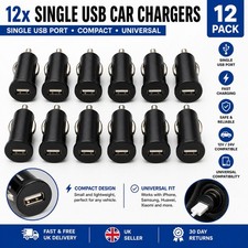 12x USB Car Charger Single