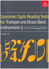 Specimen Sight-Reading Tests for Trumpet and Brass Band Instruments... Paperback