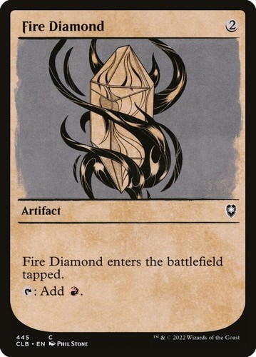 Fire diamond mana rock - fire,