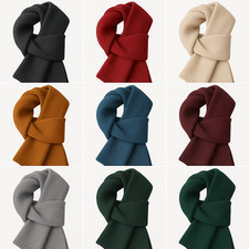 Wool Blend Winter Scarf –