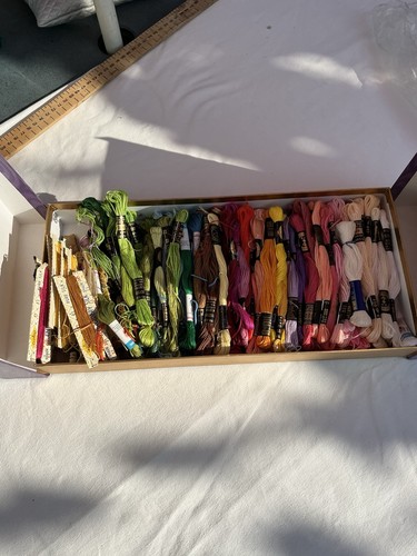 Hand embroidery silk threads - hand,