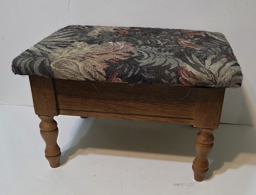 Vintage floral upholstered low - vintage,