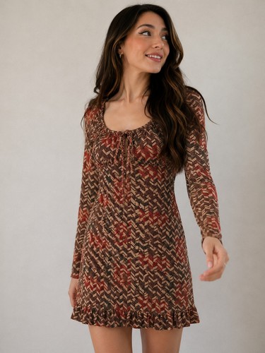 Next dress brown - dress, uk