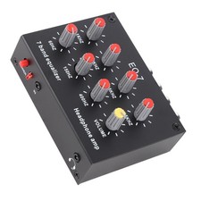 7 Band Sound Equalizer 12dB High Bass Adjustment Dual Channel Digital Equalizer