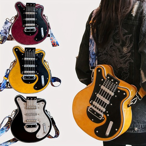 Vintage guitar shaped bag - vintage,
