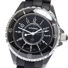 CHANEL J12 H0681 Black ceramic