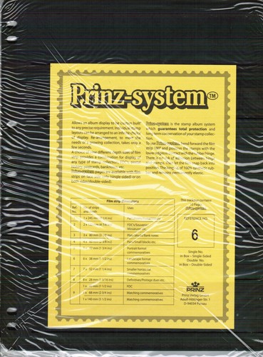 Prinz single sided strip - single, 6