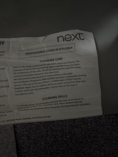 Next seater sofa - 2,