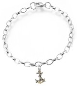 ch85 Small Anchor Silver tone