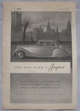 1949 Jaguar Mark V Original advert No.1