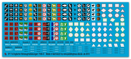 Peddinghaus decals 0716 - peddinghaus-decals, 1/35