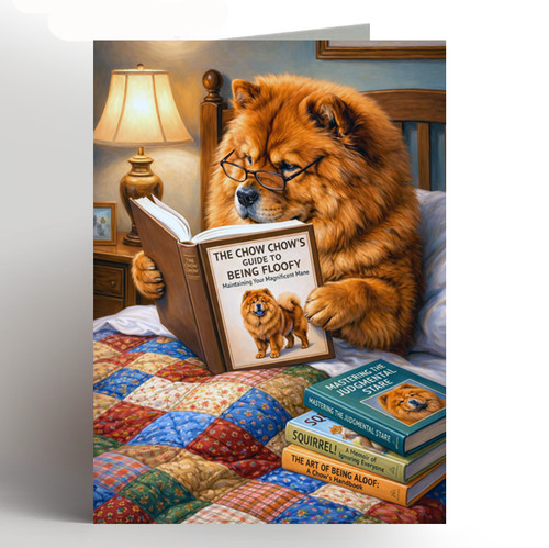 Funny chow card birthday - chow,
