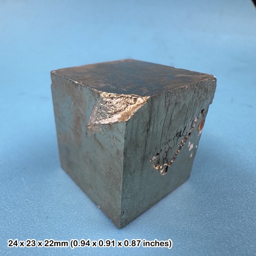 Brilliant pyrite cubes from