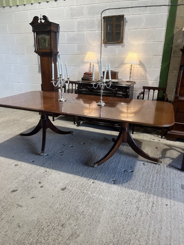 Georgian style mahogany twin - style,