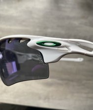 Oakley Radar Lock Path Sunglasses White Frame Jade Iridium/Yellow Lenses +Case