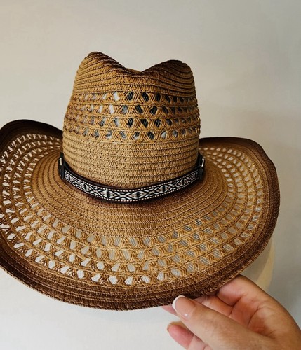 Bohemian style straw cowboy - bohemian,