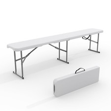 6ft plastic folding bench - 6ft,