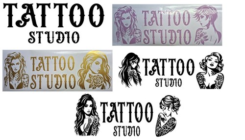Vinyl decal tattoo studio - decal,