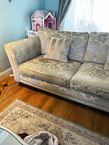 Floral fabric sofa - floral,