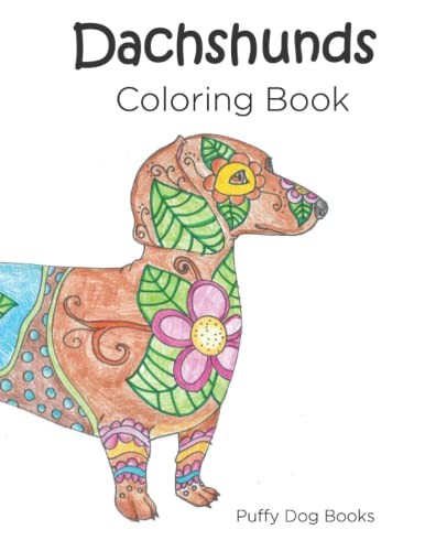 Dachshunds coloring book - dachshunds,