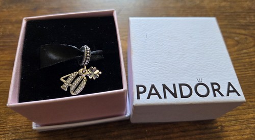 Pandora sterling silver 40th - silver,