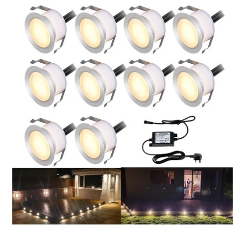 Warm white led decking lights - warm,