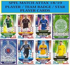 SPFL Match Attax 2018 2019 18 19 Team Players, Star Player, Team Badge #1 - #216
