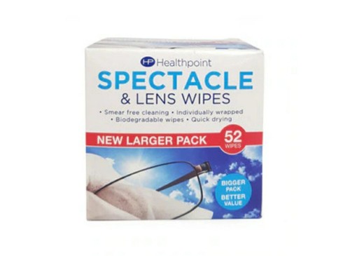 Healthpoint spectacle wipes - healthpoint,