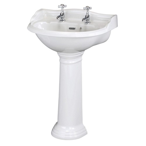 500mm basin full pedestal 2 - basin, &